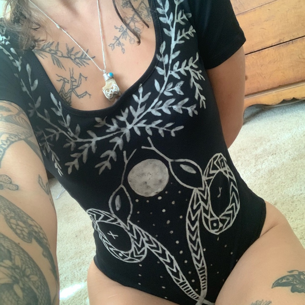 Brass Arrow Bodysuit in Small